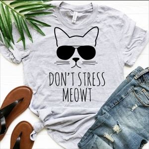 LOW STOCK cat mom shirt